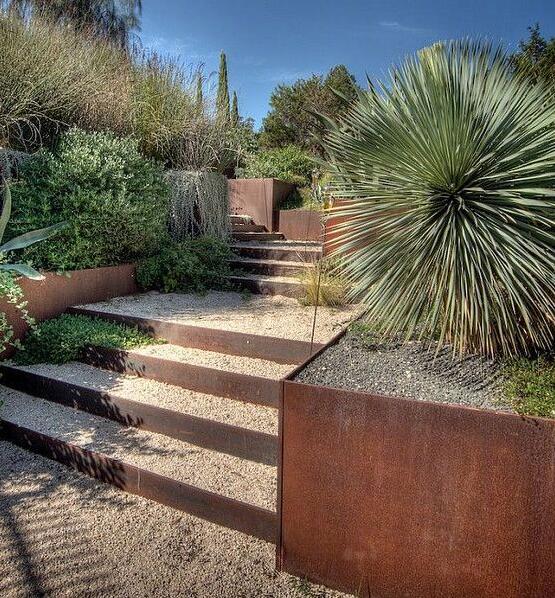 门头沟耐候钢花园围边